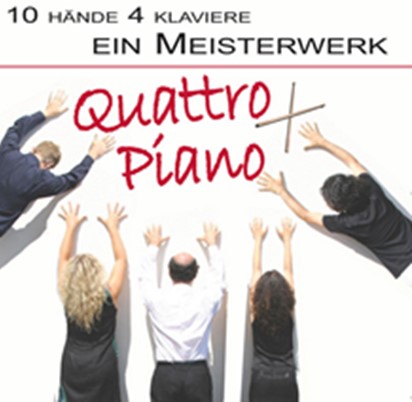 CD cover of Quattro CD - 10 Hände 4 Klaviere Ein Meisterwerk